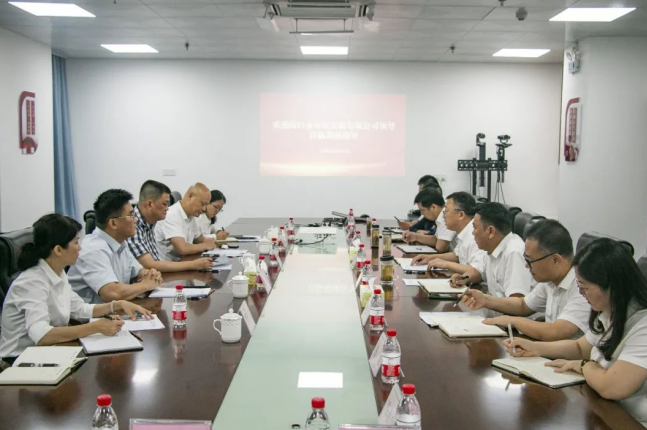 海口环发公司一行莅临北京环境海南分公司对环卫PPP项目公司开展调研