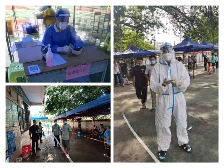 闻令而动、共抗疫情——yl6809永利皇宫下沉社区和帮扶村参加疫情防控志愿服务活动(图2)