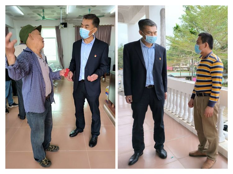 春节送暖 关爱随行——yl6809永利皇宫前往青云村开展走访慰问送温暖暨党的二十大精神微宣讲活动(图4)